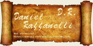 Daniel Raffanelli vizit kartica